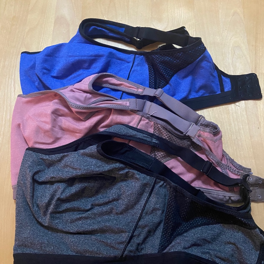 3 Wacoal Brandi Sport Underwire Bras #855229 US size 40G